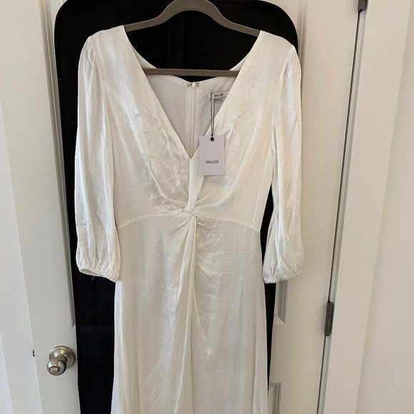 Cassia Dress SAU LEE Size: 6 Ivory - Picture 1 of 2